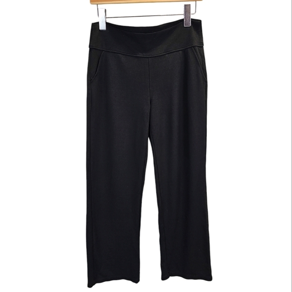 Saint & Sofia Black Viscose Pull On Comfort Pants Sz 6 Casual Everyday Wear - Picture 1 of 16